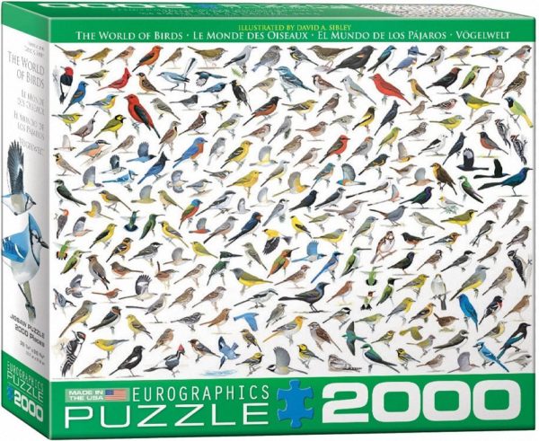 Sibley birds puzzle - 2000 pcs